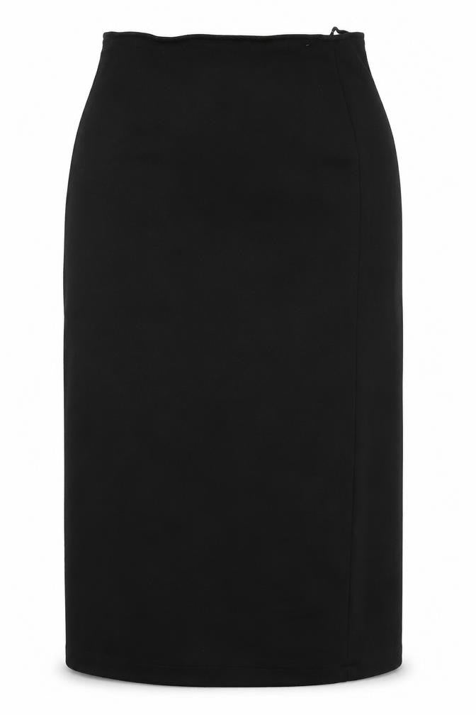 Classics Womens Black Polyester A-Line Skirt Size 32 in
