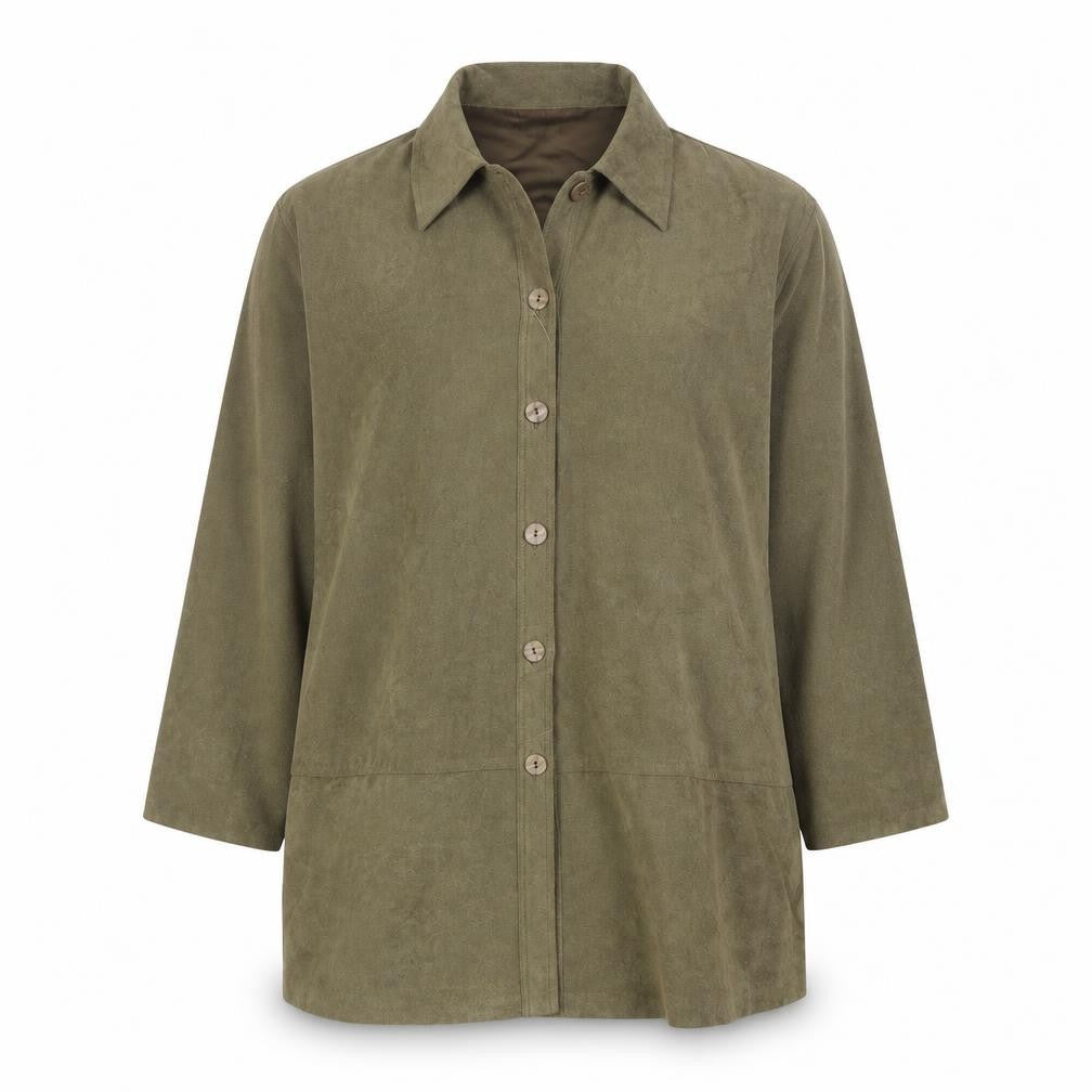 Lady G Womens Green Jacket Size 16 Button