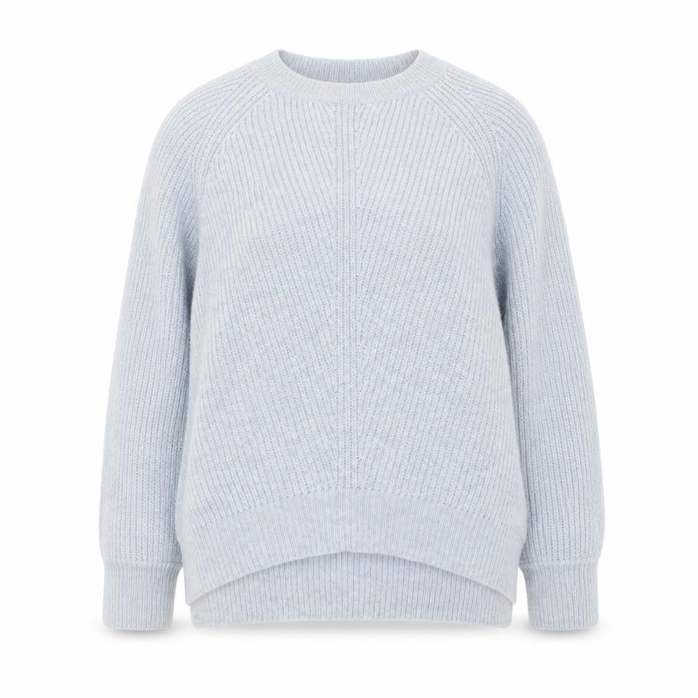 Marks and Spencer Womens Blue Round Neck Polyamide Pullover Jumper Size S