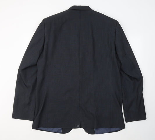 Taylor & Wright Mens Grey Polyester Jacket Suit Jacket Size 46