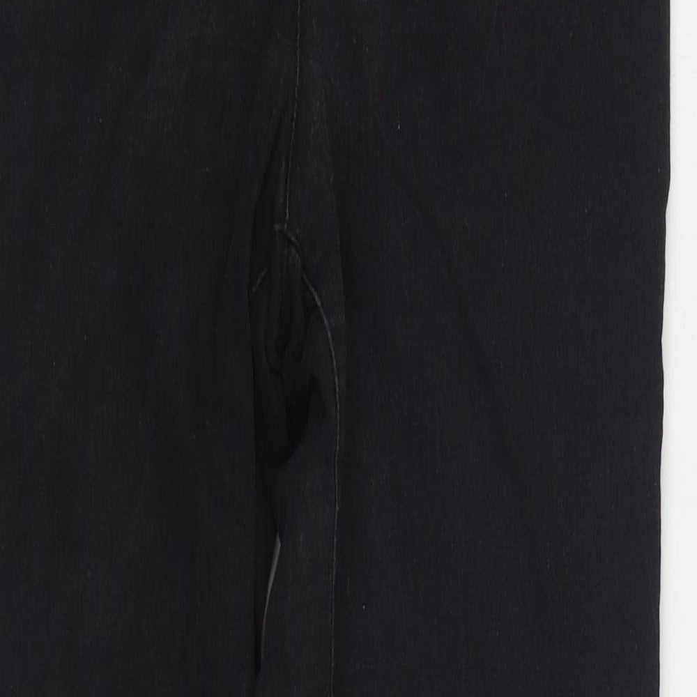 Denim & Co. Womens Black Cotton Skinny Jeans Size 10 L29 in Regular Zip