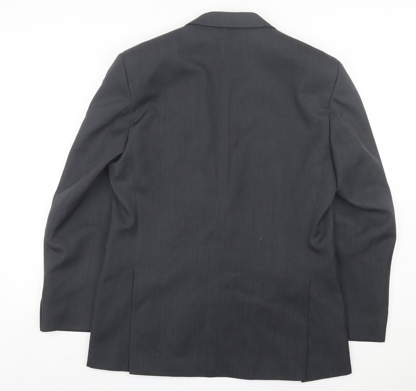 Burton Mens Grey Wool Jacket Suit Jacket Size 40