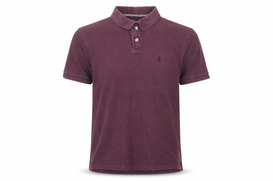 Capsule Mens Purple Cotton Polo Size L Collared Pullover