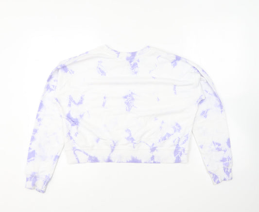 New Look Girls Multicoloured Polyester Pullover Sweatshirt Size 12-13 Years Pullover - Tie Dye
