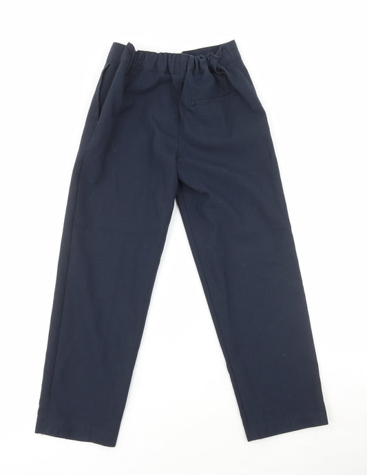 Dunnes Stores Boys Blue Polyester Carpenter Trousers Size 5-6 Years Regular Pullover