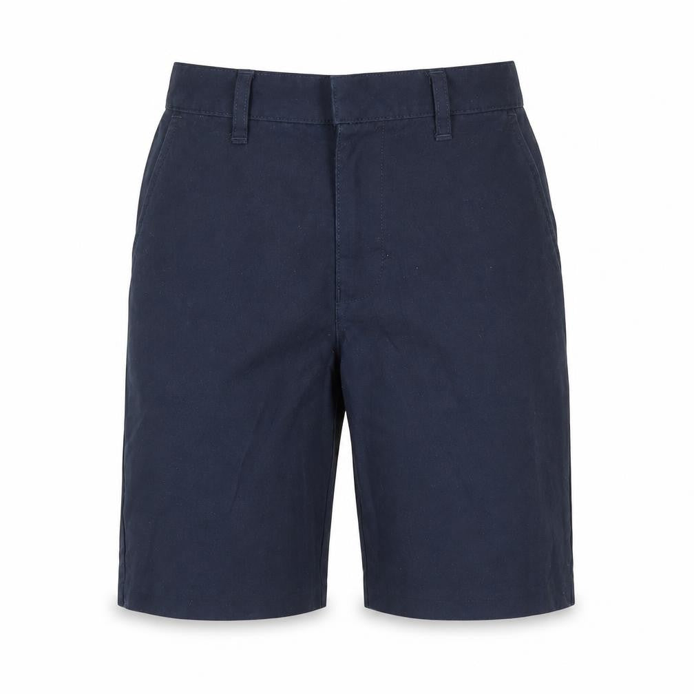 Marks and Spencer Boys Blue Polyester Bermuda Shorts Size 6-7 Years Regular Hook & Loop - School Wear
