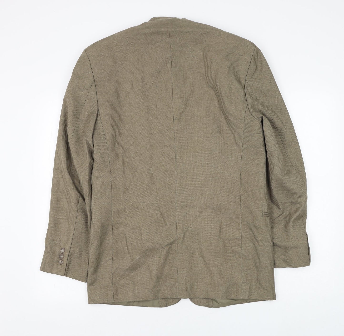 Wilson Mens Brown Polyester Jacket Suit Jacket Size 36
