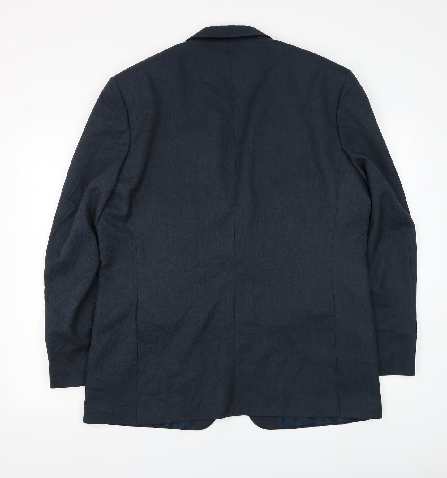 Greenwoods Mens Blue Polyester Jacket Suit Jacket Size 42