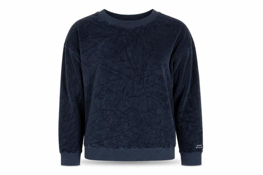 Womens UK 8 Regular Jack Wills Blue Pullover Sweatshirt