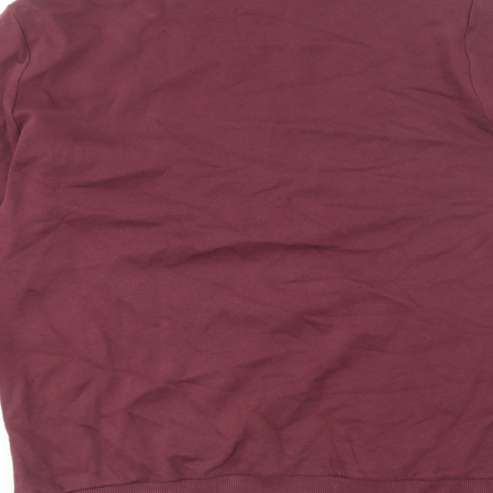 ASOS Mens Purple Cotton Pullover Sweatshirt Size M