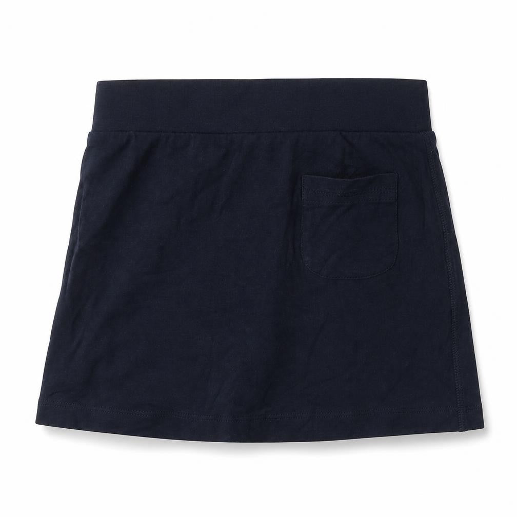 Marks and Spencer Girls Blue Cotton A-Line Skirt Size 4-5 Years Regular