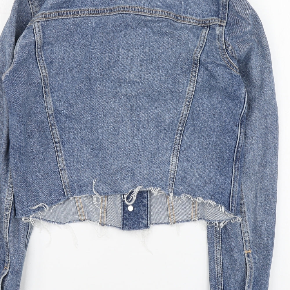 Hollister Womens Blue Jacket Size XS Button
