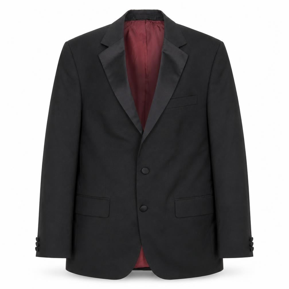 Marks and Spencer Mens Black Polyester Jacket Suit Jacket Size 38
