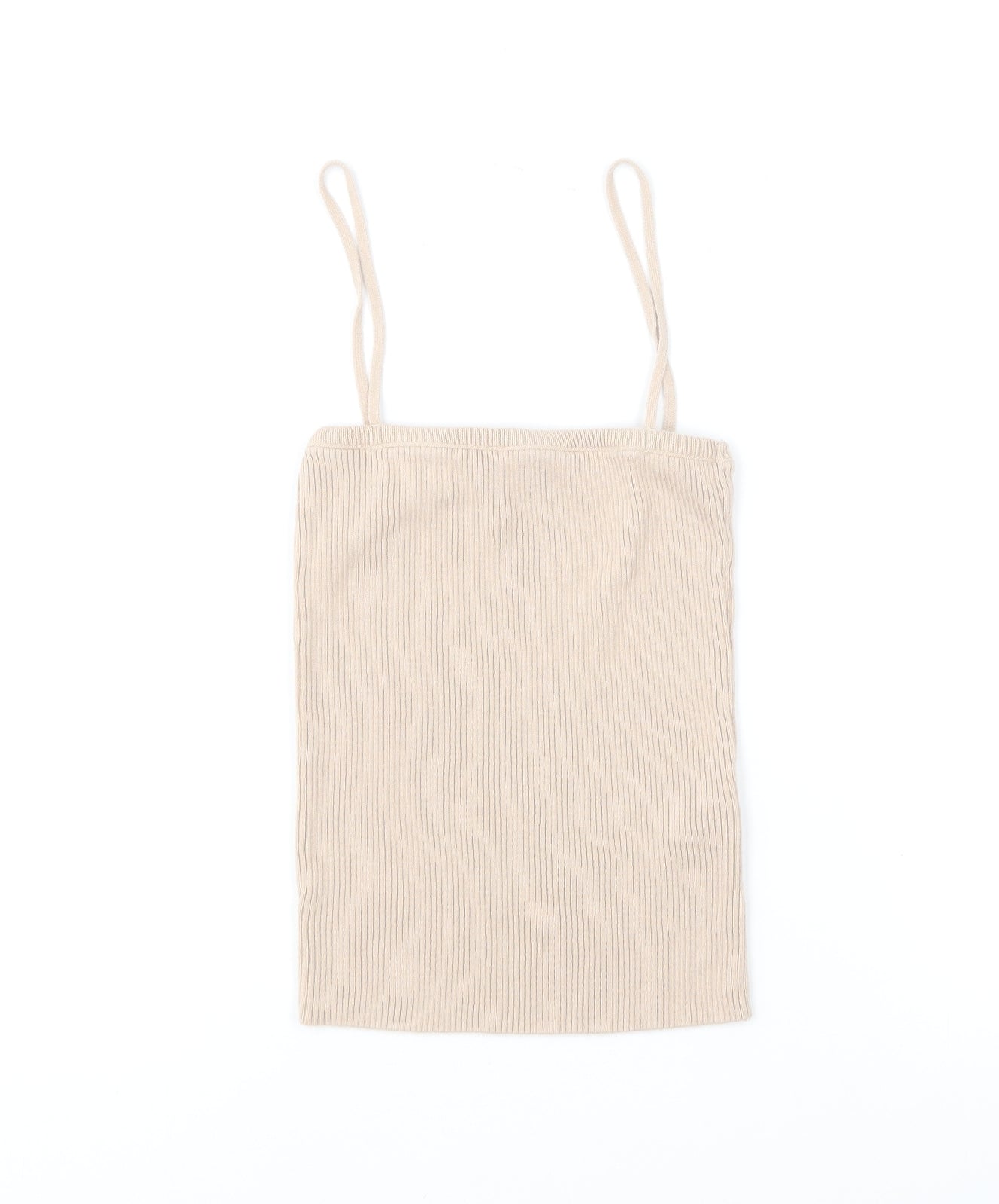 ASOS Womens Brown Acrylic Camisole T-Shirt Size 6 Square Neck