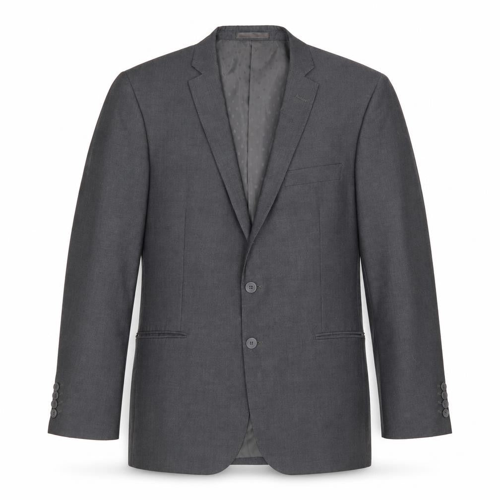 F&F Mens Grey Polyester Jacket Suit Jacket Size 42