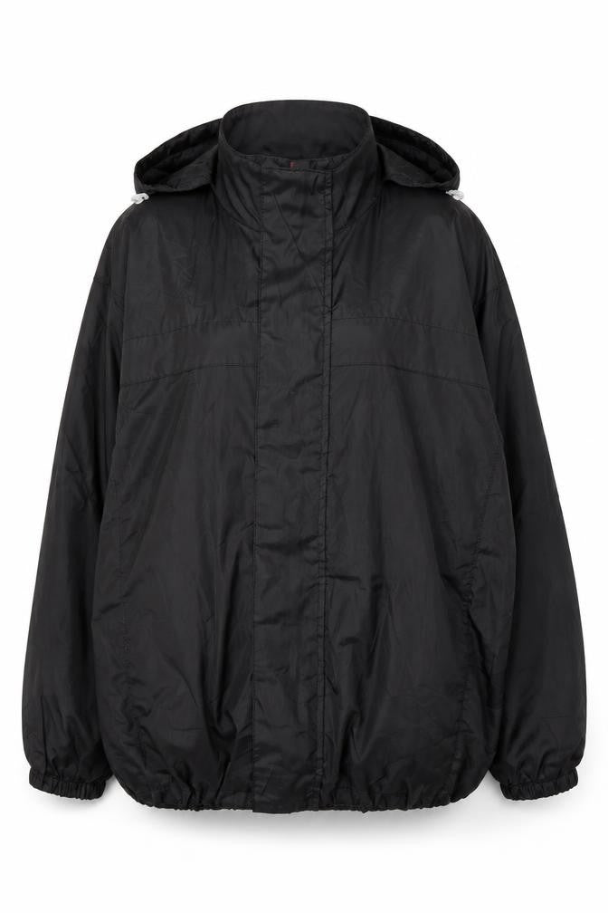 Denim & Co. Womens Black Jacket Size 12 Zip