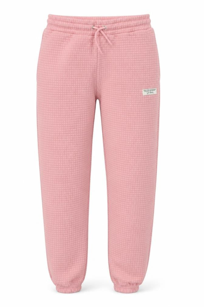 Dunnes Womens Pink Polyester Jogger Trousers Size 25 in L25 in Regular Drawstring