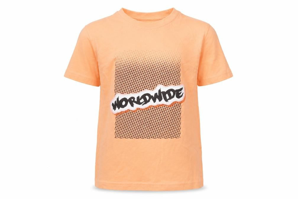 Worldwide Girls Pink Cotton Basic T-Shirt Size 7-8 Years Round Neck - Worldwide