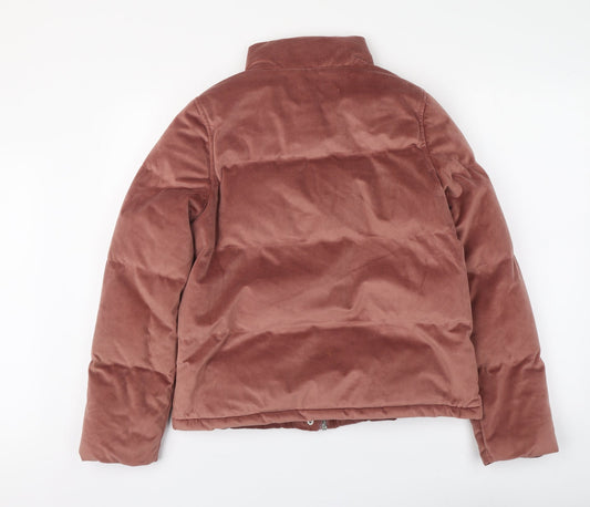 QED London Womens Pink Jacket Size 8 Zip