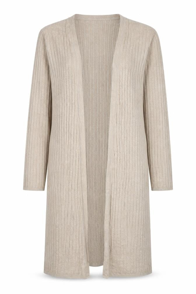 Marks and Spencer Womens Brown V-Neck Polyester Cardigan Jumper Size 10