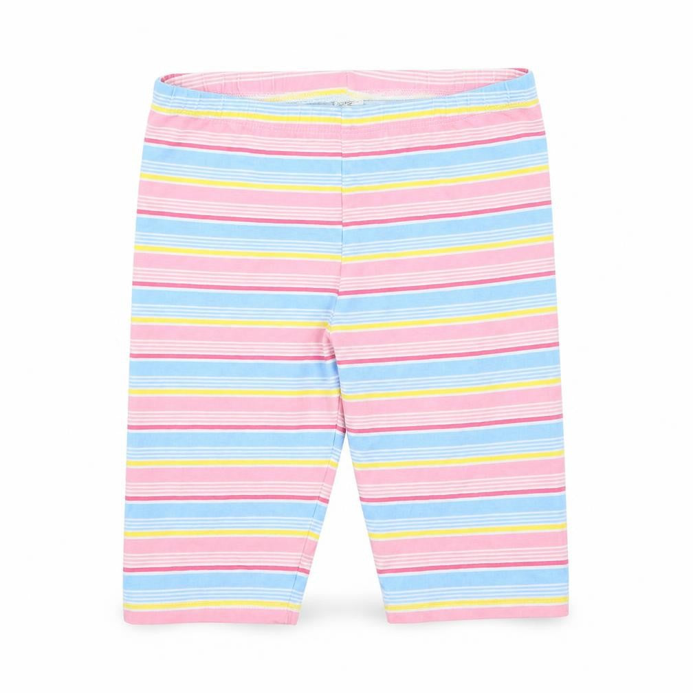 Dunnes Girls Multicoloured Striped Cotton Jegging Trousers Size 9 Months Regular Pullover