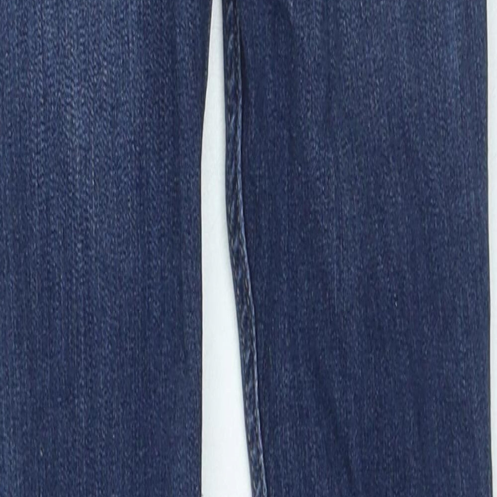 Hollister Womens Blue Polyester Skinny Jeans Size 24 in L24 in Regular Zip