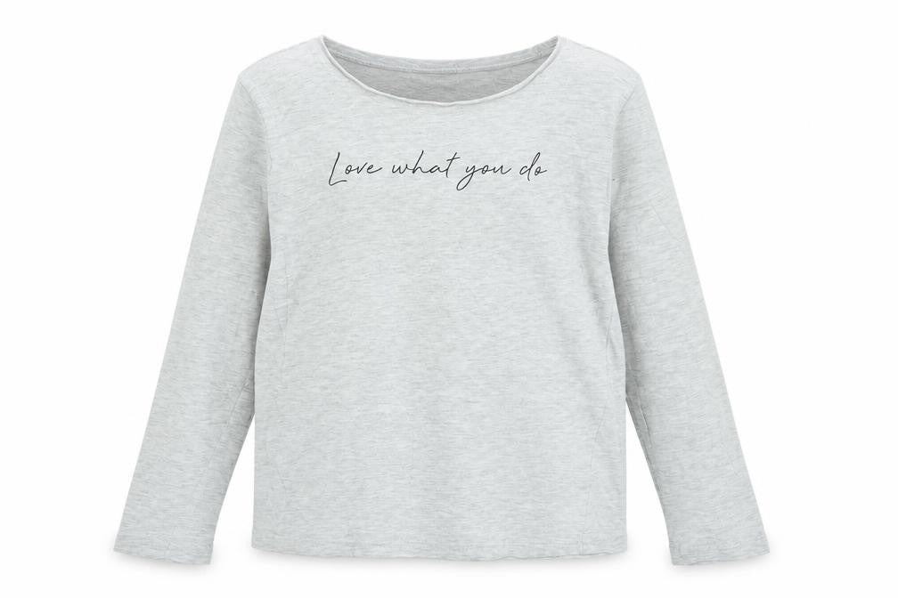 Matalan Girls Grey Cotton Basic T-Shirt Size 10 Years Round Neck - Love What You Do