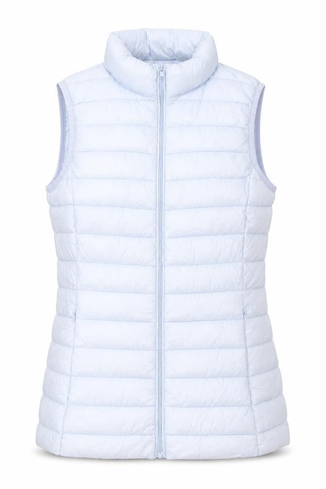 Dunnes Womens Blue Gilet Jacket Size XS Zip