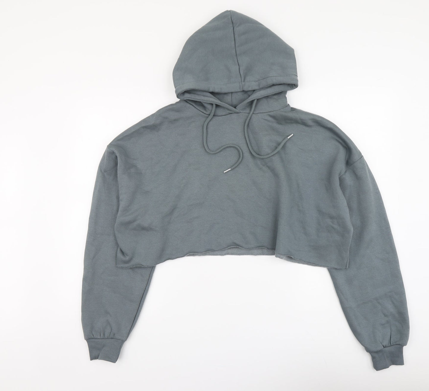 Rising Womens Grey Cotton Pullover Hoodie Size M Pullover