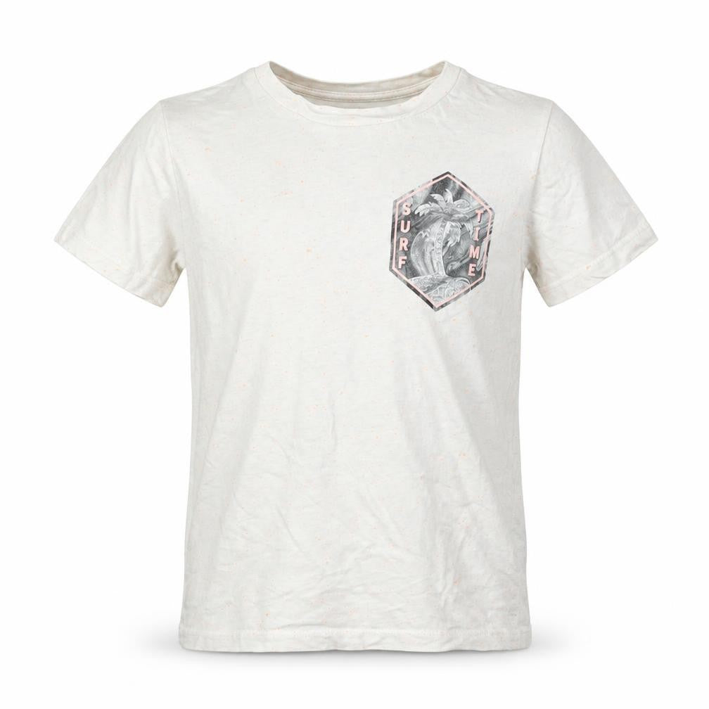 George Boys White Spotted Cotton Basic Casual Size 8-9 Years Round Neck Pullover - Surf Time