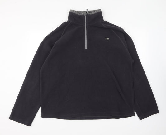 Cargo Quay Mens Blue Polyester Pullover Sweatshirt Size L