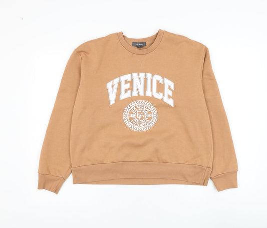 Primark Womens Brown Polyester Pullover Sweatshirt Size 6 Pullover - Venice