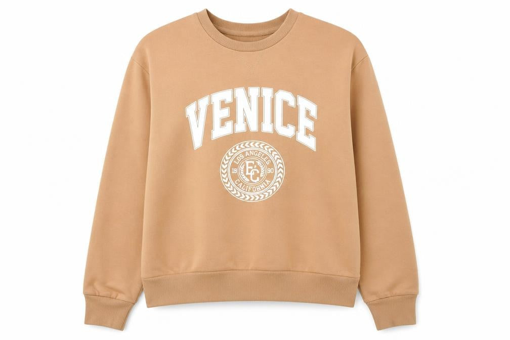 Primark Womens Brown Polyester Pullover Sweatshirt Size 6 Pullover - Venice