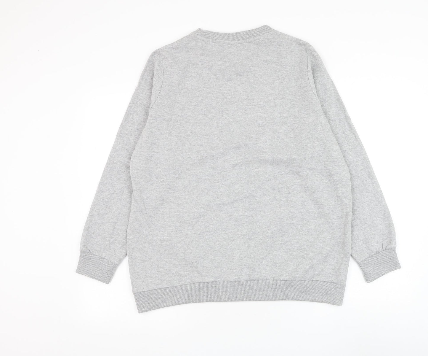 Pep&co Womens Grey Cotton Pullover Sweatshirt Size 12 Pullover - Living The Dream