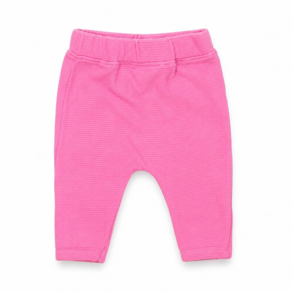 Dunnes Baby Pink Cotton Jogger Trousers Size 3-6 Months Pullover