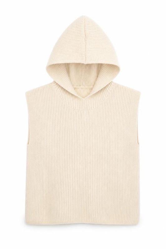 Primark Womens Beige Polyester Cape Hoodie One Size Pullover