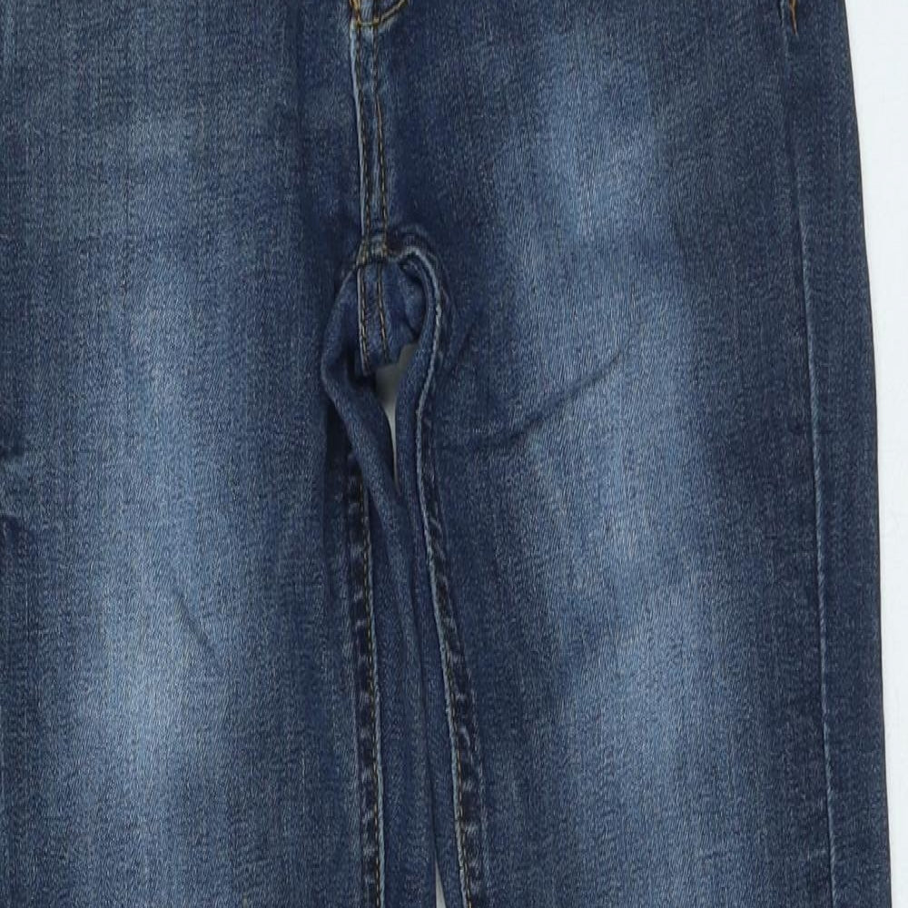 H&M Womens Blue Cotton Skinny Jeans Size 27 in L27.5 in Regular Zip