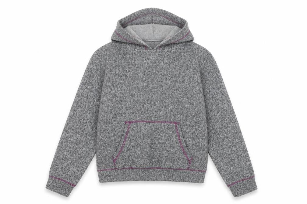 Dunnes Womens Grey Cotton Pullover Hoodie Size S Pullover