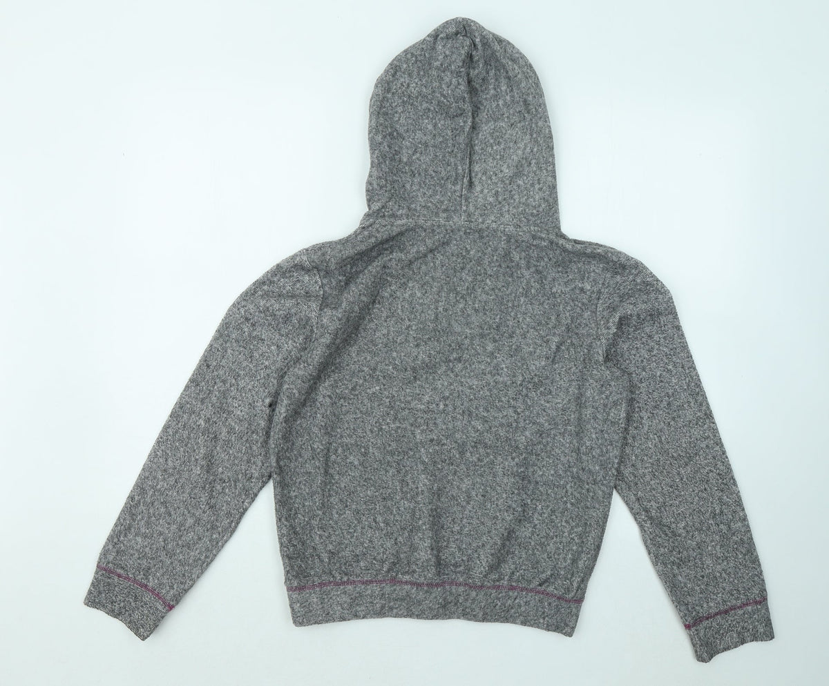 Dunnes Womens Grey Cotton Pullover Hoodie Size S Pullover