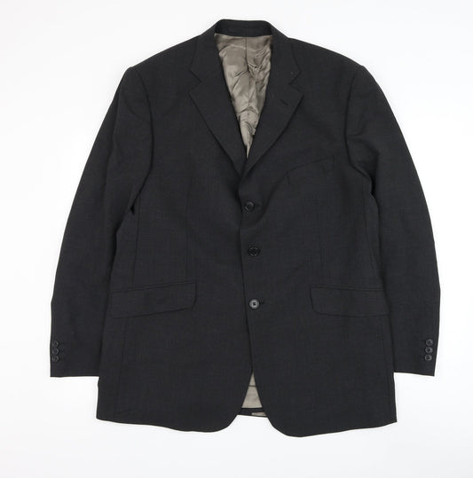 Impressions Mens Green Polyester Jacket Suit Jacket Size 44