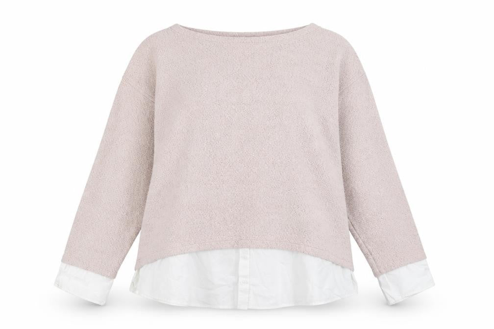 Marks and Spencer Womens Pink Round Neck Polyester Pullover Jumper Size 14