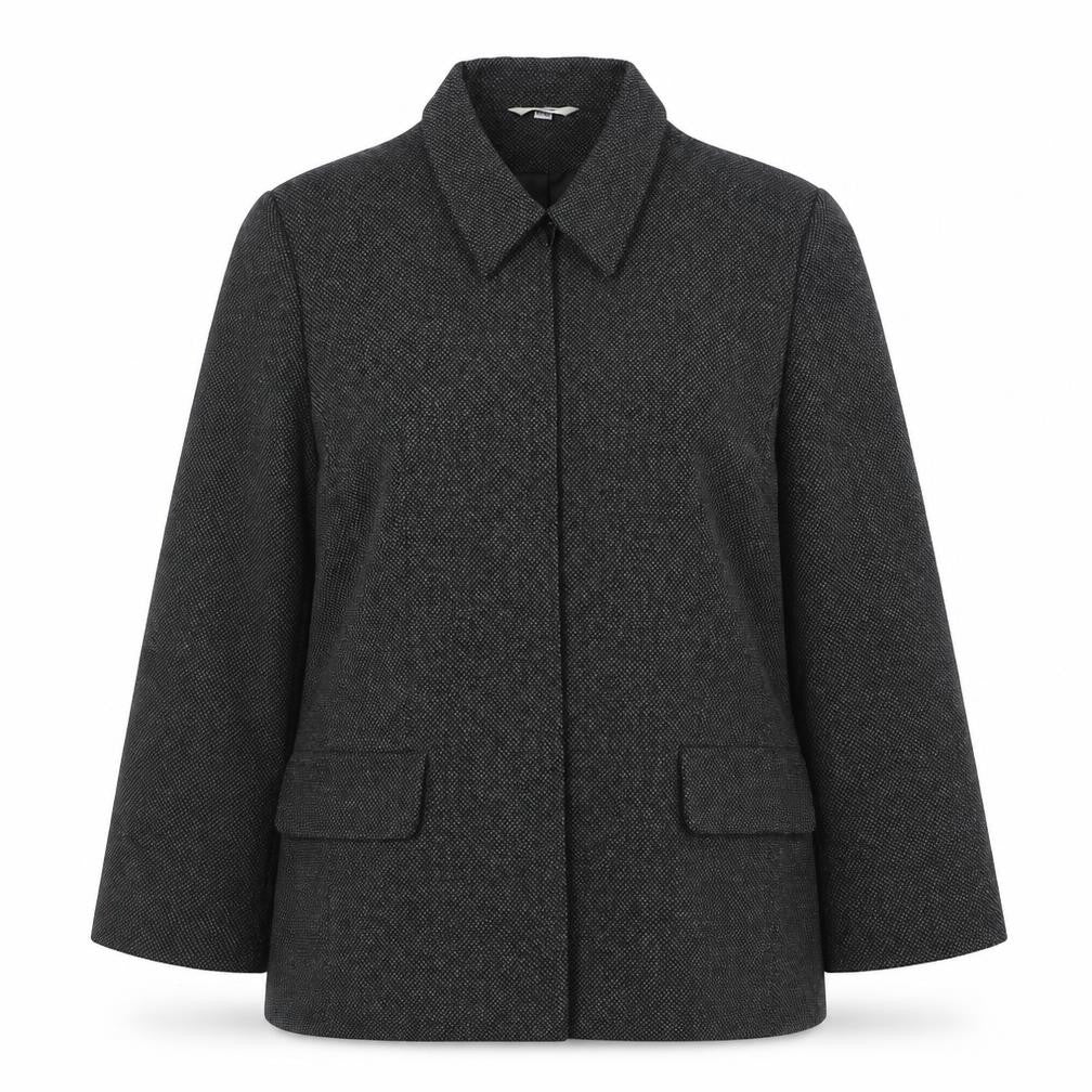 Klass Womens Grey Jacket Size 14 Zip