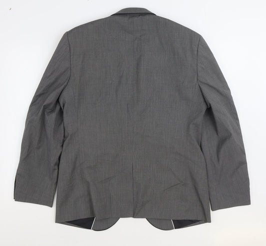 Taylor & Wright Mens Grey Viscose Jacket Suit Jacket Size 42
