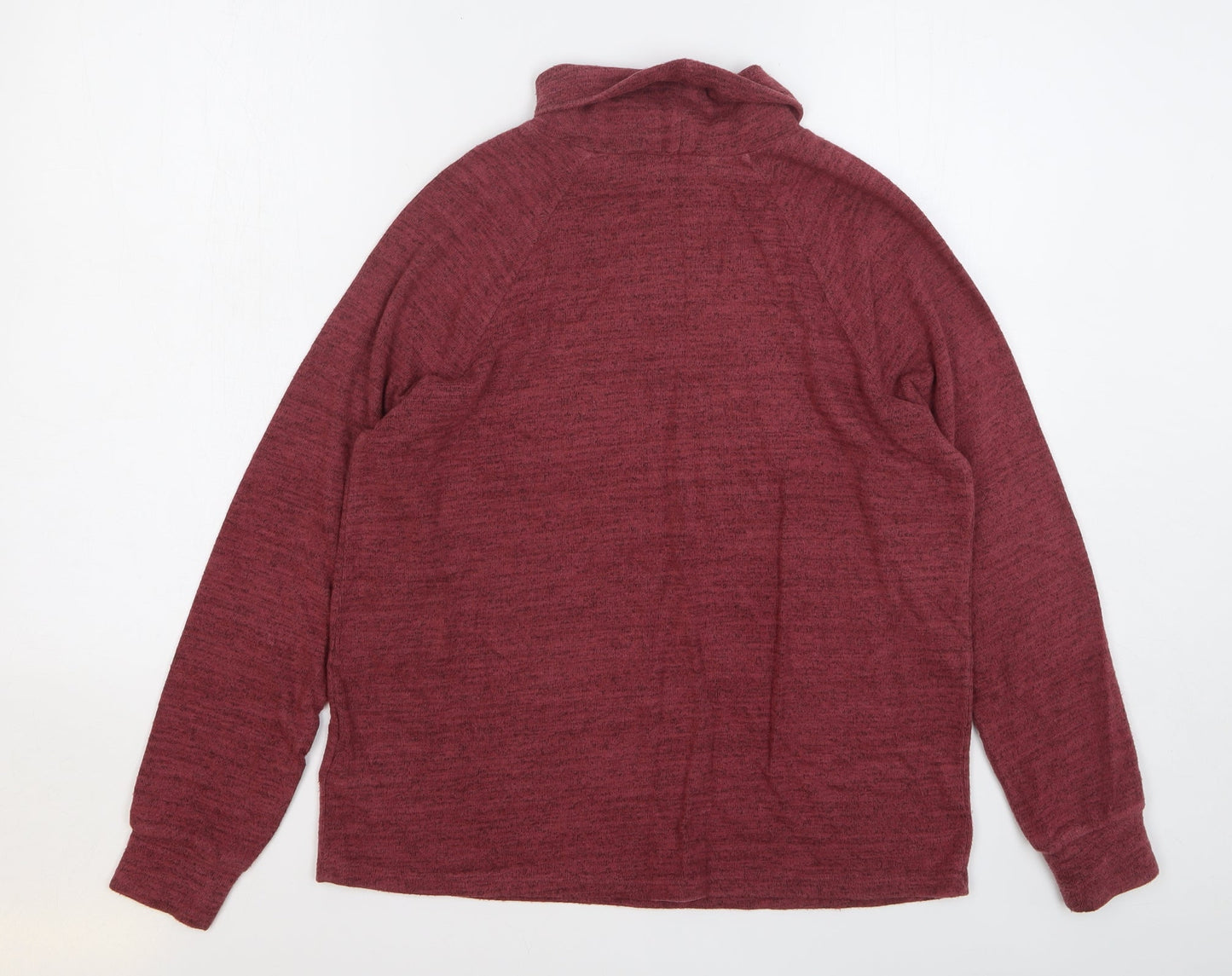 NEXT Womens Pink Roll Neck Cotton Pullover Jumper Size 10
