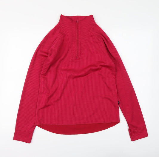 Mountain Life Womens Pink Polyester Pullover Sweatshirt Size 12 Pullover