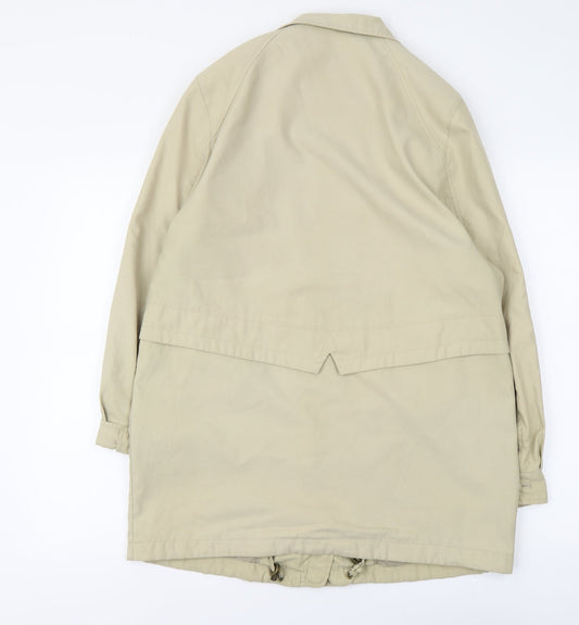 Marks and Spencer Womens Beige Jacket Size 6 Zip