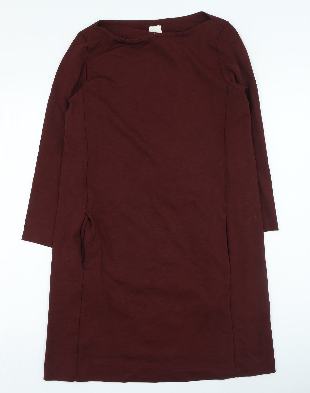 H&M Womens Purple Viscose Fit & Flare Size S Round Neck Pullover