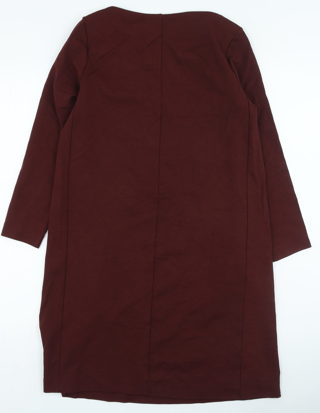 H&M Womens Purple Viscose Fit & Flare Size S Round Neck Pullover