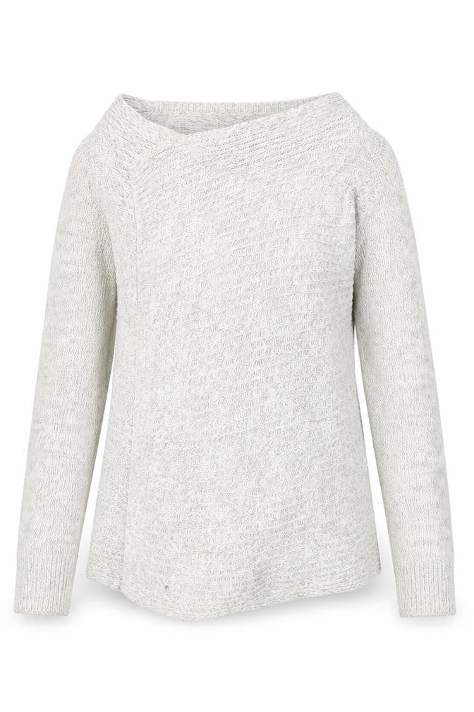 Gap Womens Beige Round Neck Cotton Wrap Jumper Size S