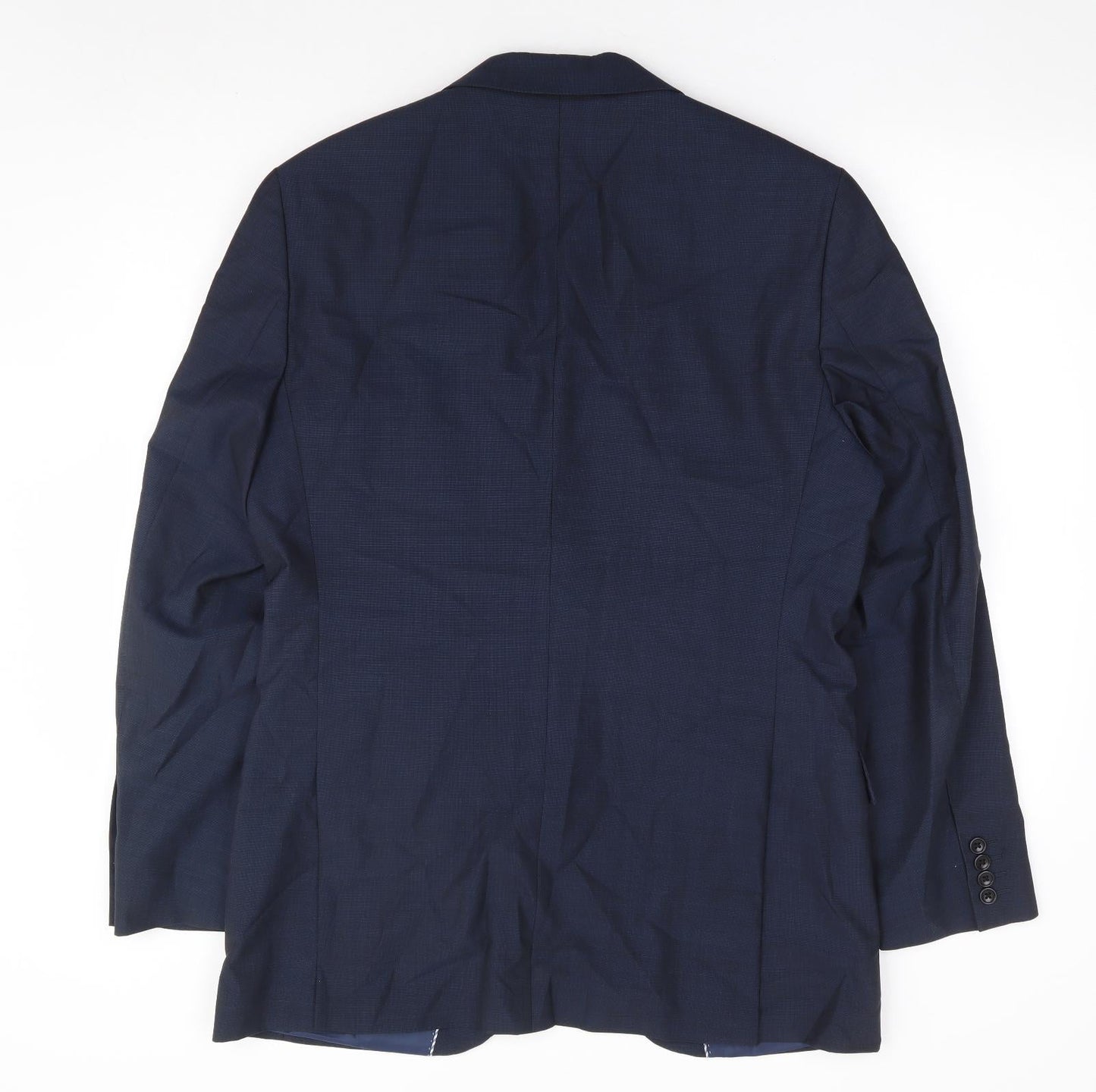 Howick Tailored Mens Blue Wool Jacket Suit Jacket Size 40